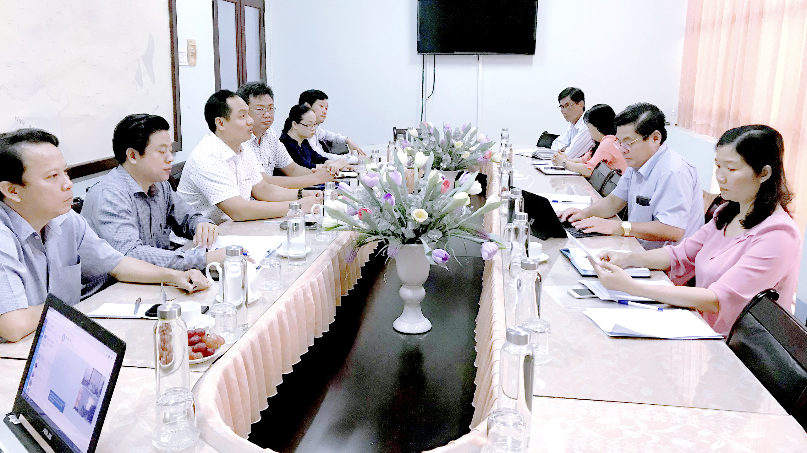 Trường Đại học Bạc Liêu làm việc với Sở Giáo dục & Đào tạo tỉnh Sóc Trăng trong công tác tuyển sinh, đào tạo nguồn nhân lực.