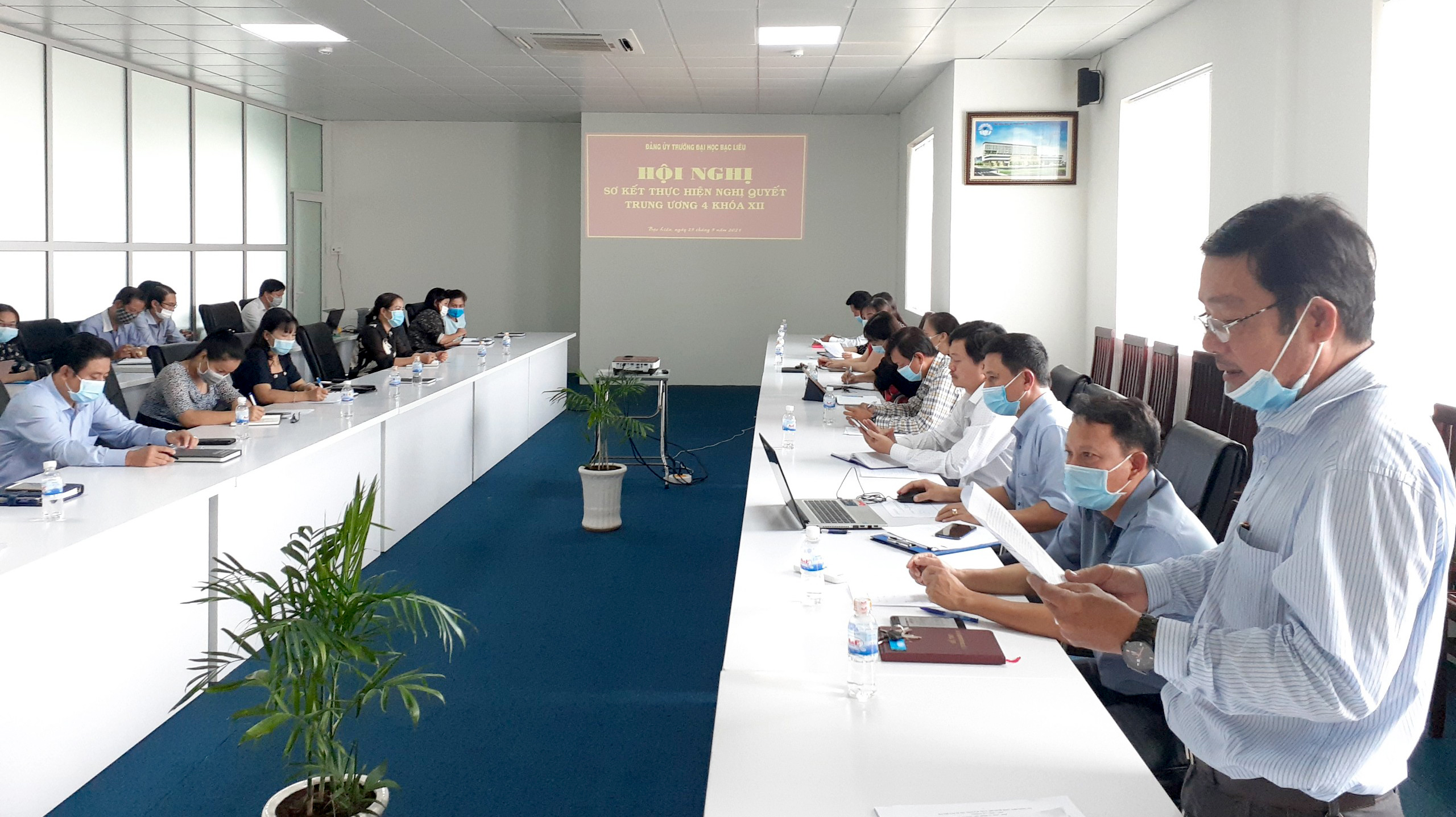    Đảng ủy Trường Đại học Bạc Liêu tổ chức Hội nghị sơ kết thực hiện Nghị quyết Trung ương 4 khóa XII của Đảng
