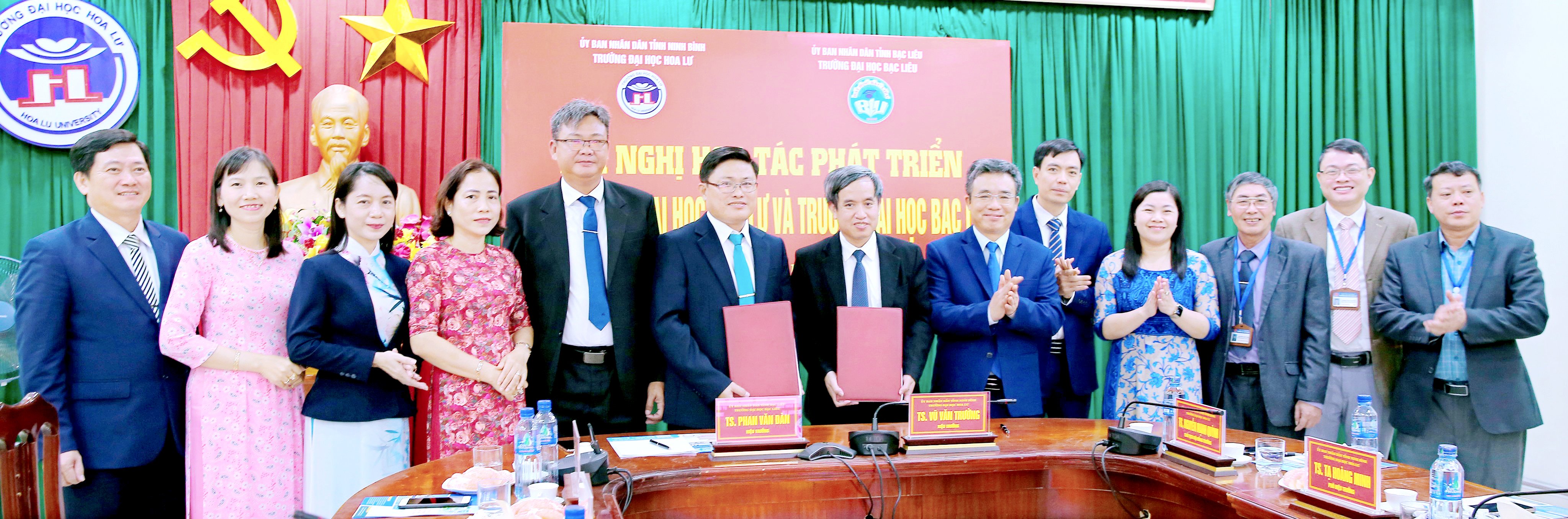 Hội nghị hợp tác phát triển giữa trường Đại học Bạc Liêu và trường Đại học Hoa Lư – Ninh Bình
