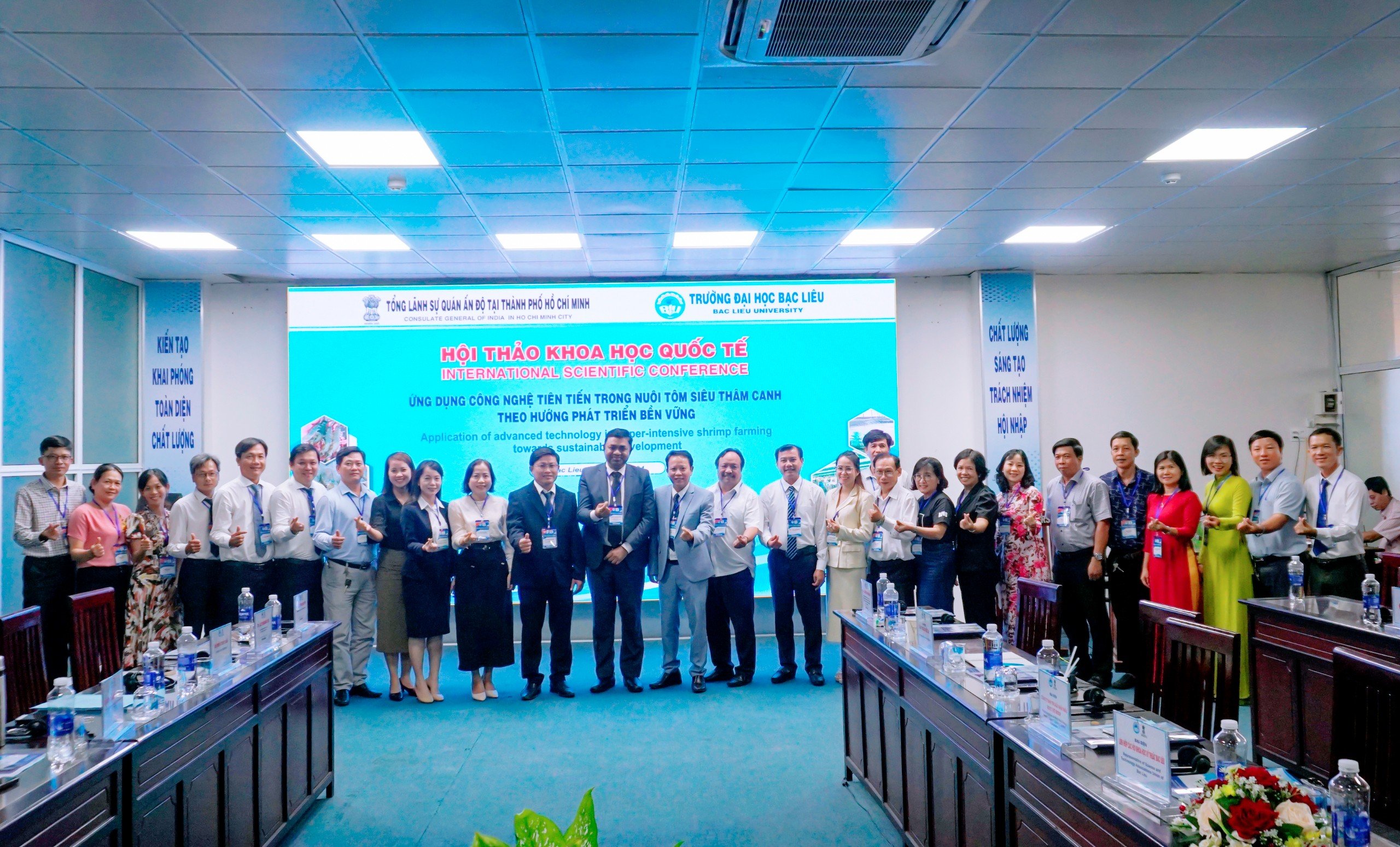 International scientific conference "Application of advanced technology in super-intensive shrimp farming towards sustainable development"