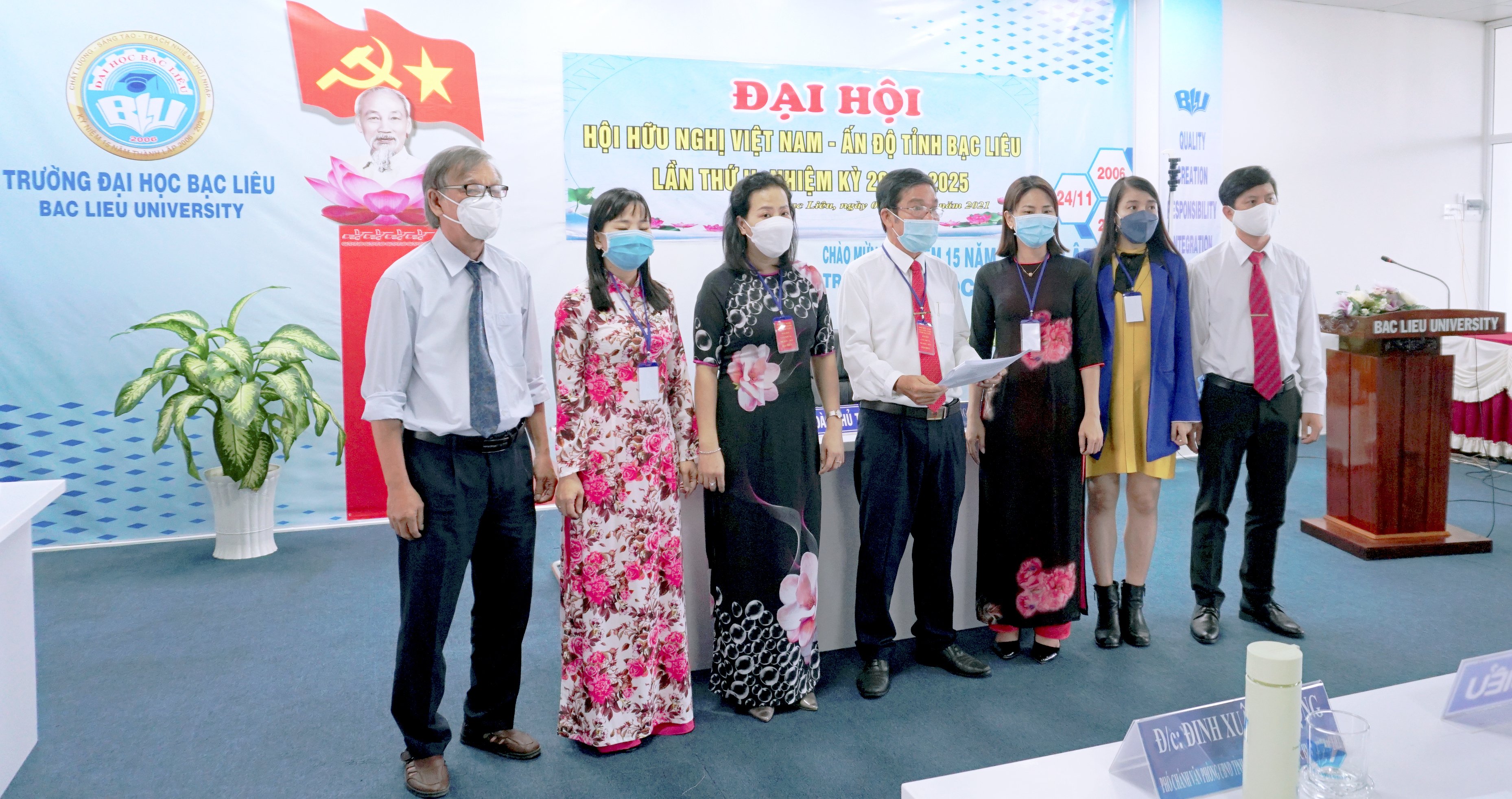 Trường Đại học Bạc Liêu: Tổ chức Đại hội Hội hữu nghị Việt Nam - Ấn Độ tỉnh Bạc Liêu lần thứ II, nhiệm kỳ 2020 – 2025.